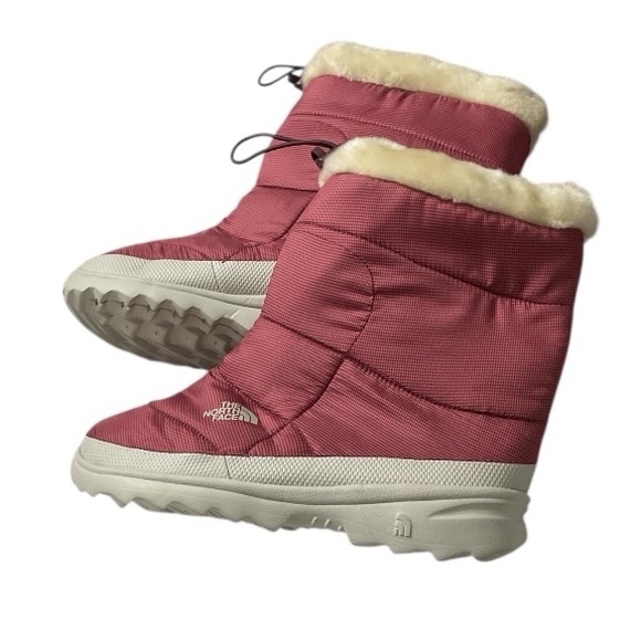 The North Face Women's Pink and White Winter Boots - Picture 3 of 8